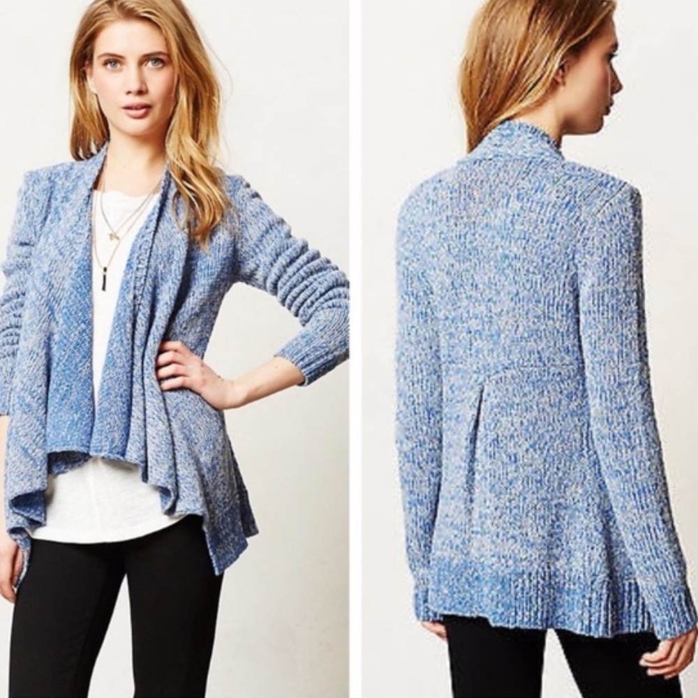 🌼 Anthropologie Moth Winnie Waterfall Caridgan